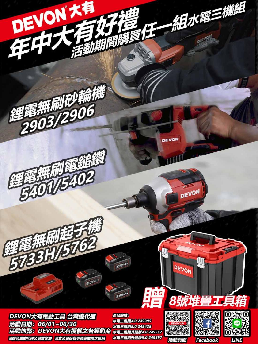DEVON大有電動工具年中慶