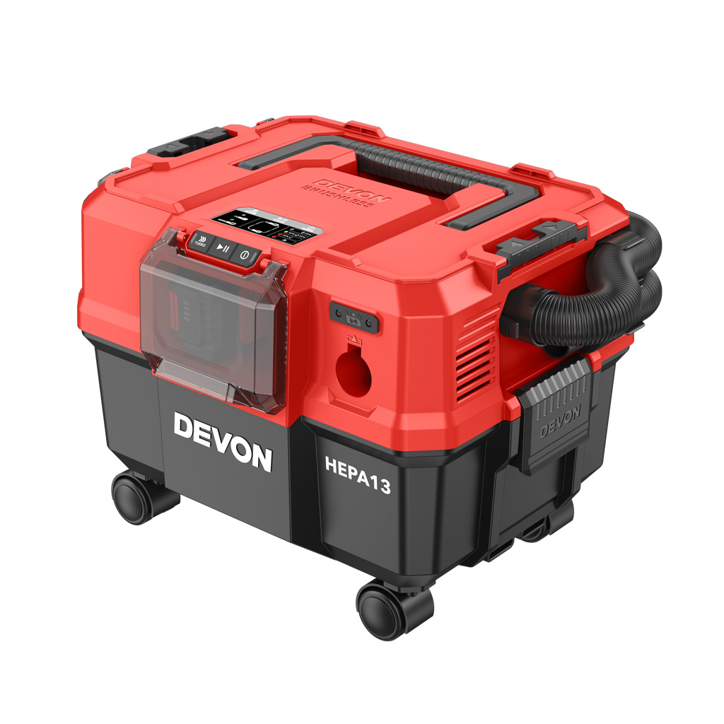 新品登場 4718-Li-20鋰電無刷乾/濕兩用吸塵器(17000Pa)
